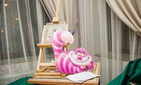 Чеширский кот. Декор в стиле Алиса в Стране Чудес.