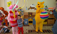 Винни Пух и Пятачок в детском саду